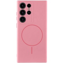 Чохол Silicone Cover Lakshmi Full Camera (AA) with MagFit для Samsung Galaxy S24 Ultra – Рожевий