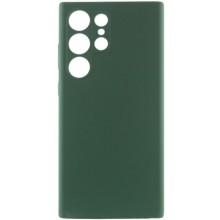 Чехол Silicone Cover Lakshmi Full Camera (AAA) для Samsung Galaxy S24 Ultra (Зеленый)