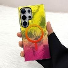 Чехол TPU Shiny Mountain (MagFit) для Samsung Galaxy S24 Ultra – Желтый