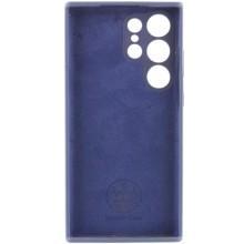 Чохол Silicone Cover Lakshmi Full Camera (AAA) для Samsung Galaxy S24 Ultra – Темно-синій