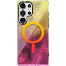 Чехол TPU Shiny Mountain (MagFit) для Samsung Galaxy S24 Ultra – Желтый