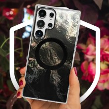 Чехол TPU Shiny Mountain (MagFit) для Samsung Galaxy S24 Ultra – Черный