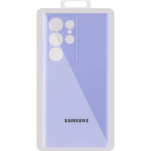 Чохол Silicone Cover Lakshmi Full Camera (AA) with logo для Samsung Galaxy S24 Ultra – Бузковий