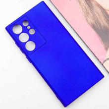 Чехол TPU GETMAN Liquid Silk Full Camera для Samsung Galaxy S24 Ultra – Синий