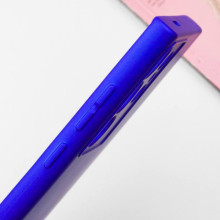 Чехол TPU GETMAN Liquid Silk Full Camera для Samsung Galaxy S24 Ultra – Синий