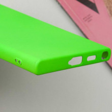Чехол TPU GETMAN Liquid Silk Full Camera для Samsung Galaxy S24 Ultra – Салатовый