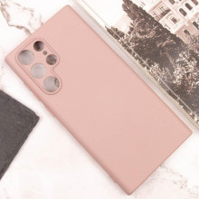 Чехол TPU GETMAN Liquid Silk Full Camera для Samsung Galaxy S24 Ultra – Розовый