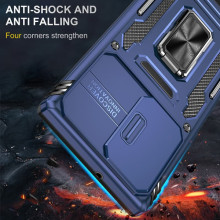 Ударостійкий чохол Camshield Army Ring для Samsung Galaxy S24 Ultra – Синій
