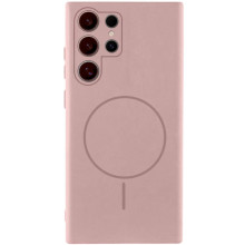 Чехол Silicone Cover Lakshmi Full Camera (AA) with MagFit для Samsung Galaxy S24 Ultra – Розовый