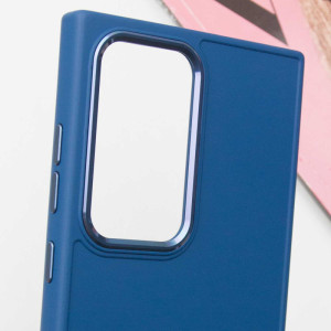 TPU чехол Bonbon Metal Style для Samsung Galaxy S24 Ultra – Синий