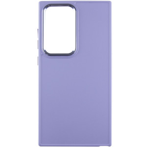 TPU чехол Bonbon Metal Style для Samsung Galaxy S24 Ultra – Сиреневый