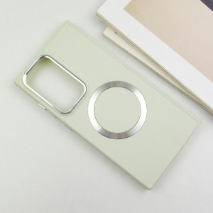 TPU чехол Bonbon Metal Style with Magnetic Fit для Samsung Galaxy S24 Ultra – Белый