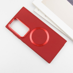 TPU чехол Bonbon Metal Style with Magnetic Fit для Samsung Galaxy S24 Ultra – Красный