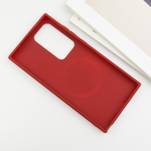 TPU чехол Bonbon Metal Style with Magnetic Fit для Samsung Galaxy S24 Ultra – Красный