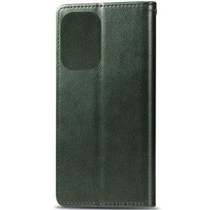 Кожаный чехол-книжка GETMAN Gallant (PU) для Samsung Galaxy S24 Ultra – Зеленый