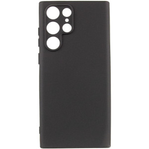 Чехол TPU GETMAN Liquid Silk Full Camera для Samsung Galaxy S24 Ultra – Черный