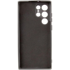 Чехол TPU GETMAN Liquid Silk Full Camera для Samsung Galaxy S24 Ultra – Черный