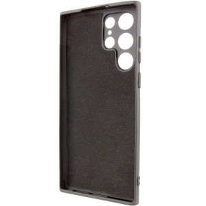 Чехол TPU GETMAN Liquid Silk Full Camera для Samsung Galaxy S24 Ultra – Черный