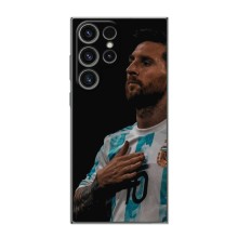 Чехлы Лео Месси Аргентина для Samsung Galaxy S24 Ultra (Месси Капитан)