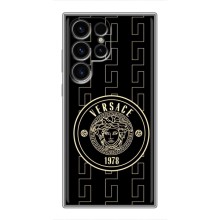 Чохли VERSACE для Samsung Galaxy S24 Ultra (PREMIUMPrint) (Лого Версаче)