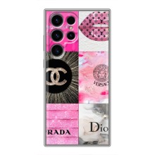 Чехол (Dior, Prada, YSL, Chanel) для Samsung Galaxy S24 Ultra (Модница)