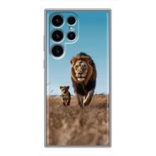 Чехол Король лев на Самсунг С24 Ультра – Мусафа и Симба