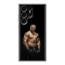 Чехол с картинкой Александр Усик для Samsung Galaxy S24 Ultra – Усик на черном