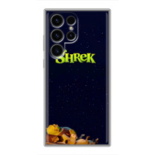 Чехол с мультфильмом Шрек на Samsung Galaxy S24 Ultra – Шрек лого