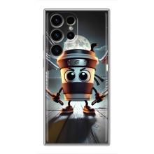 Чехол с мемом Тралалело тралала на Samsung Galaxy S24 Ultra (Капучино асасино)