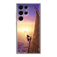 Чехол с мультфильмом Моана Samsung Galaxy S24 Ultra (Моана в море)