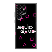 Чехол Гра в кальмара для Samsung Galaxy S24 Ultra – Логотип игры кальмара