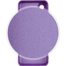 Чехол Silicone Cover Lakshmi Full Camera (A) для Samsung Galaxy S24 – Фиолетовый