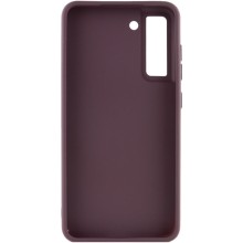 TPU чехол Bonbon Metal Style для Samsung Galaxy S24 – Бордовый