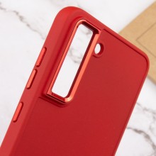 TPU чехол Bonbon Metal Style для Samsung Galaxy S24 – Красный