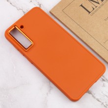 TPU чехол Bonbon Metal Style для Samsung Galaxy S24 – Оранжевый
