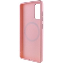 TPU чехол Bonbon Metal Style with MagSafe для Samsung Galaxy S24 – Розовый