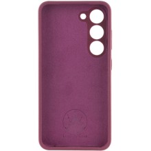 Чехол Silicone Cover Lakshmi Full Camera (AAA) для Samsung Galaxy S24 – Бордовый