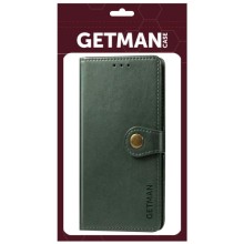 Шкіряний чохол-книжка GETMAN Gallant (PU) для Samsung Galaxy S24 – Зелений