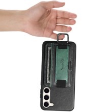 Кожаный чехол Wallet case and straps для Samsung Galaxy S24 – Черный