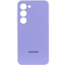 Чохол Silicone Cover Lakshmi Full Camera (AAA) with Logo для Samsung Galaxy S24 – Бузковий