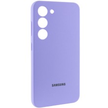 Чохол Silicone Cover Lakshmi Full Camera (AAA) with Logo для Samsung Galaxy S24 – Бузковий