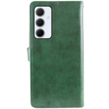 Шкіряний чохол-книжка GETMAN Gallant (PU) для Samsung Galaxy S24 – Зелений