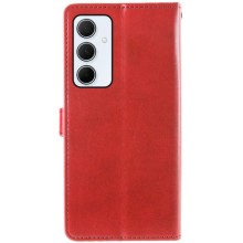 Шкіряний чохол-книжка GETMAN Gallant (PU) для Samsung Galaxy S24 – Червоний