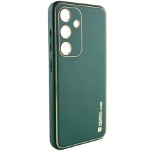 Шкіряний чохол Xshield для Samsung Galaxy S24 – Зелений