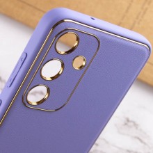 Шкіряний чохол Xshield для Samsung Galaxy S24 – Бузковий