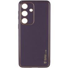 Шкіряний чохол Xshield для Samsung Galaxy S24 – Фіолетовий