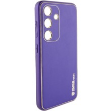 Шкіряний чохол Xshield для Samsung Galaxy S24 – Фіолетовий