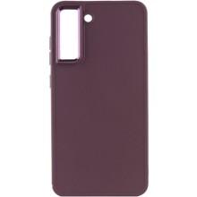 TPU чохол Bonbon Metal Style для Samsung Galaxy S24 / S25 – Бордовий