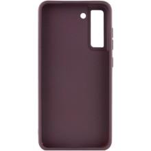 TPU чохол Bonbon Metal Style для Samsung Galaxy S24 / S25 – Бордовий