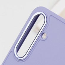 TPU чехол Bonbon Metal Style для Samsung Galaxy S24 – Сиреневый